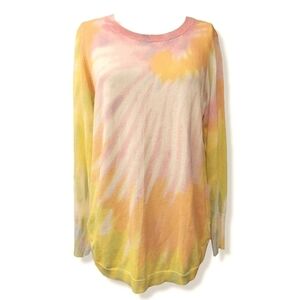 In2 by InCashmere Tie Dye Knit Long Sleeve Sweater
